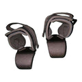 Merishopp Grip Weight Lifting Hooks Training Gloves Fitness Gym Black