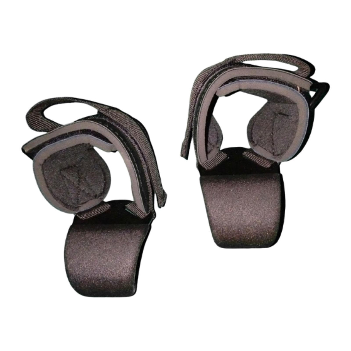 Merishopp Grip Weight Lifting Hooks Training Gloves Fitness Gym Black