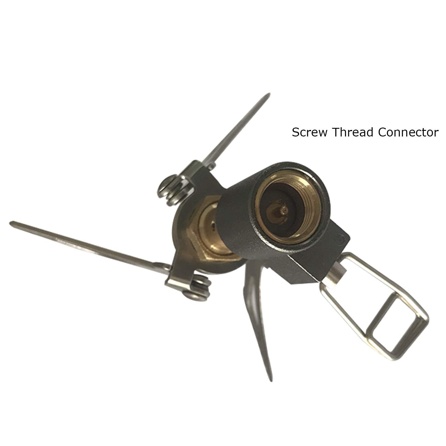 Desert & Fox Ultralight Mini Camping Stove, 2600W Power Titanium Alloy Automatic Foldable Outdoor Cookware Tool For Picnic, Cook