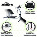 Full Body Stretching Machine Nitrofit Limber Pro. Only Stretch Machine With Adjustable Sliding Seat & Slant Board. Stretch Train