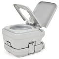 YITAMOTOR 3.2 Gallon Portable Toilet, Camping Porta Potty, RV Toilet with Powerful Flush Pump, Odor-Sealing Slide Valve, Leakpro