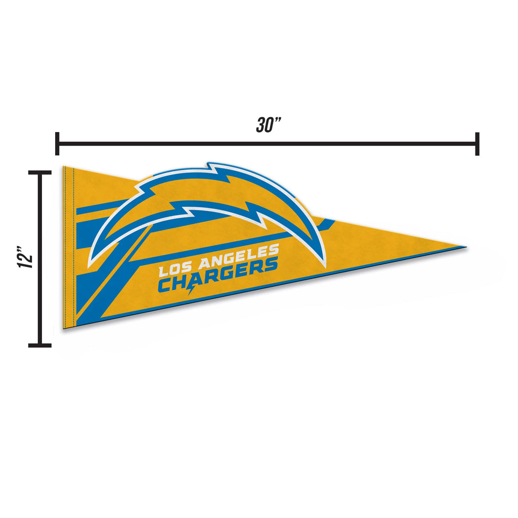 Rico Industries Nfl Football Los Angeles Chargers Soft Felt Pennant - Ez To Hang - Home D  Cor (Game Room, Man Cave, Bed Room)