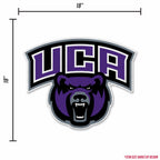Rico Industries Ncaa Central Arkansas Bears Primary Shape Cut Pennant - Home And Living Room D  Cor - Soft Felt Ez To Hang