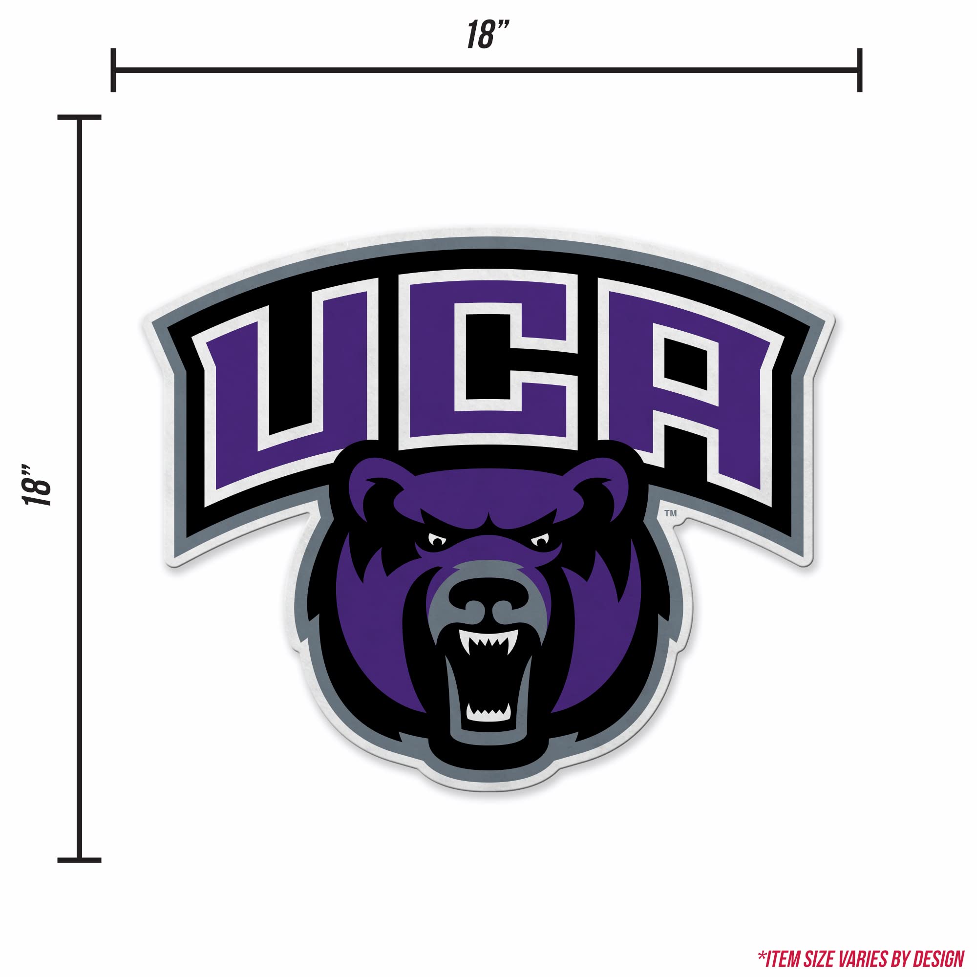 Rico Industries Ncaa Central Arkansas Bears Primary Shape Cut Pennant - Home And Living Room D  Cor - Soft Felt Ez To Hang