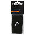 HEAD Unisex Adults Sweat Band Tennis Sweatbands for Women and Men 5 Inch Sweat Absorption Wrist Bands Black, Black, Standard Siz