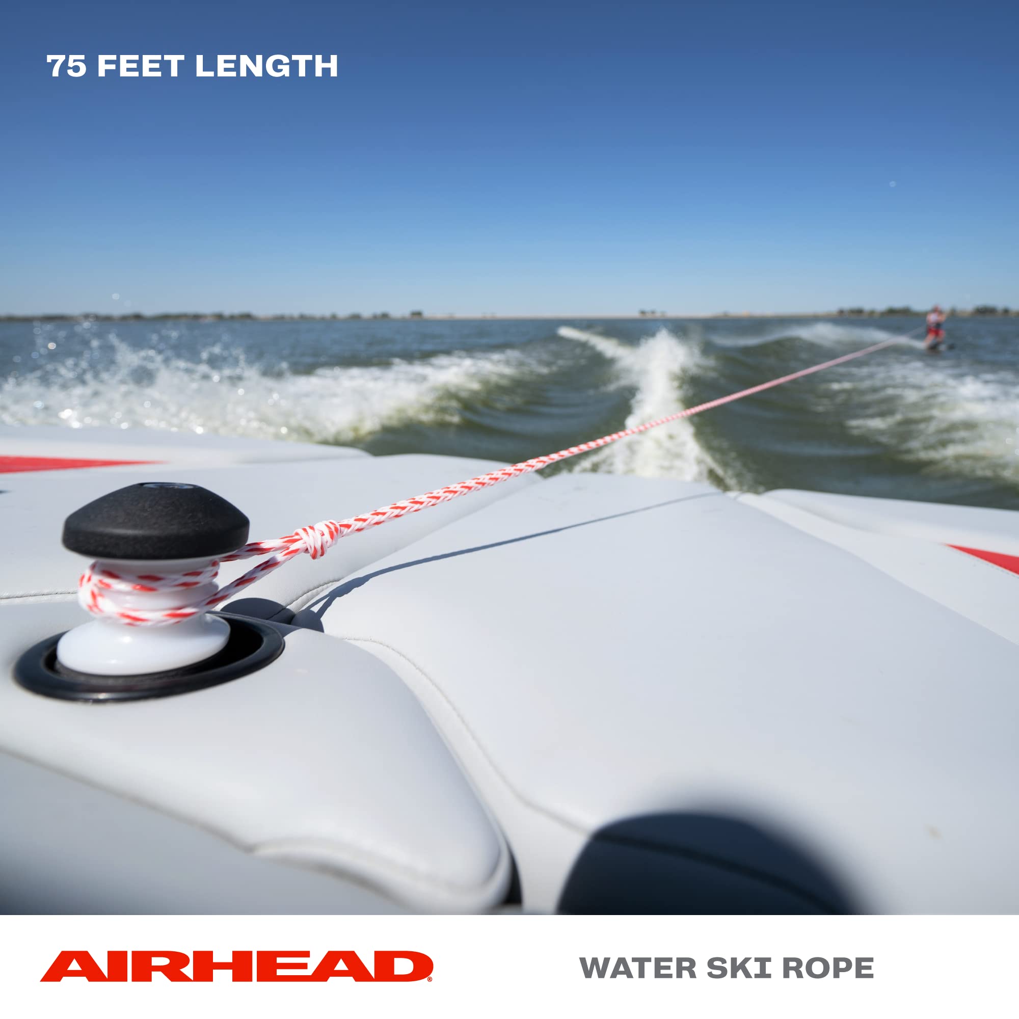 Airhead Water Ski Rope With Eva Grip, 1 Section, 75-Feet