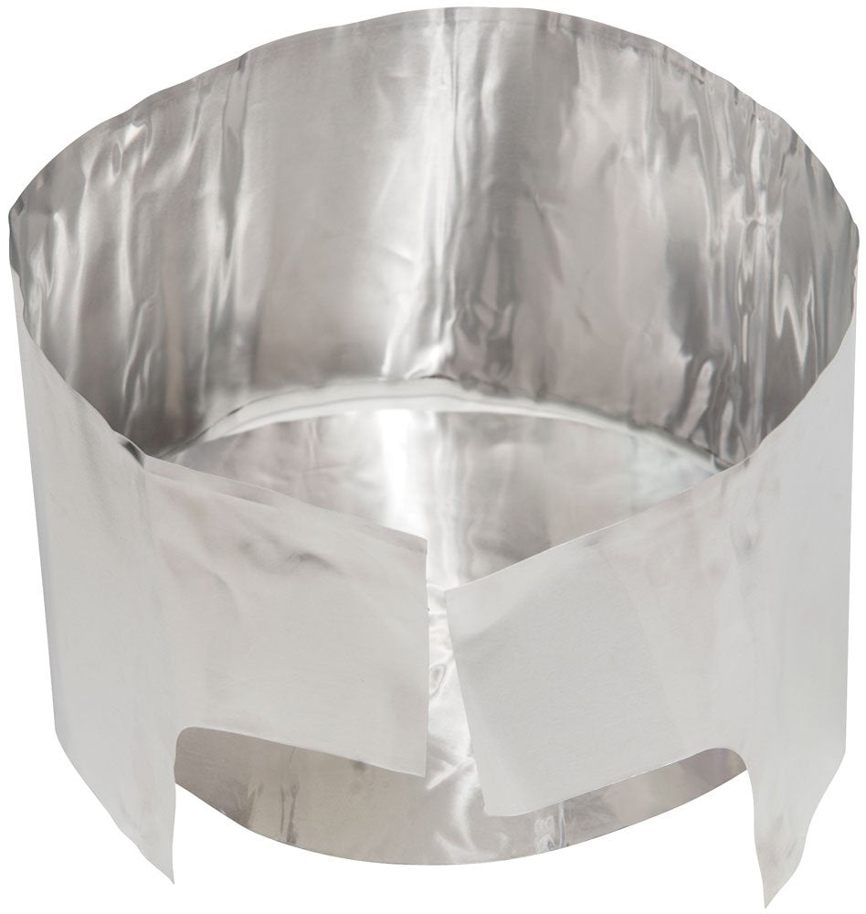 Msr Heat Reflector And Windscreen For Liquid Fuel Camping Stoves Silver, One Size