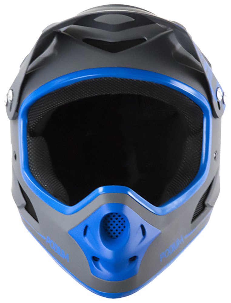Demon United Podium Full Face Helmet Grey/Blue Xl