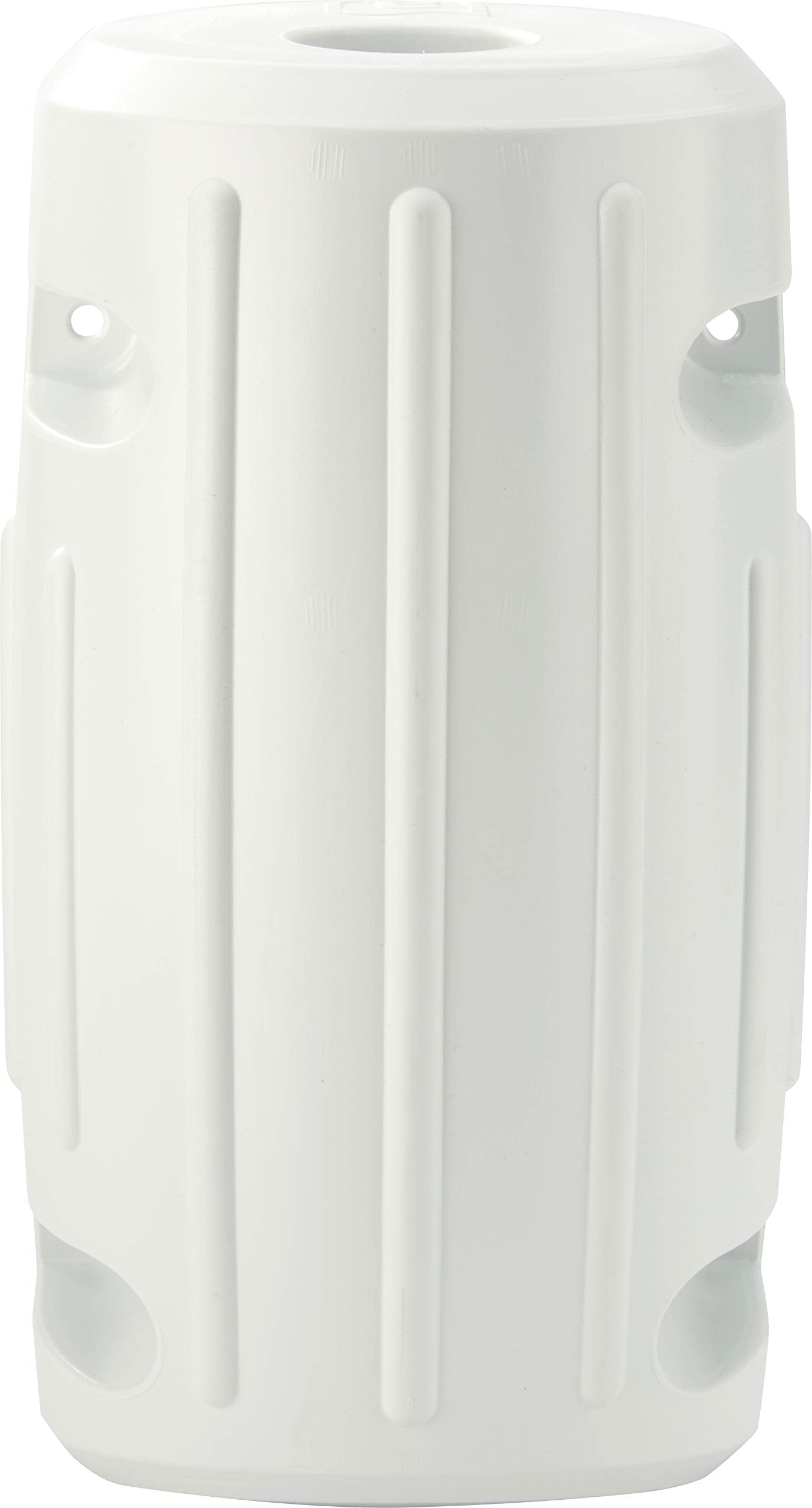 Attwood 93533-1 Softside UV-Resistant Marine 15-Inch Slide-On Post Dock Fender, White