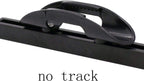 Yyst Track Mount Kayak Paddle Clip Track Mount Paddle Holder Fishing Net Clip W Track Mount U Style - No Track, No Paddle (2)