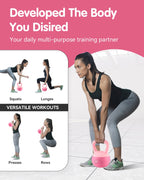 Soft Kettlebell - Cushioned Impact-Resistant Base and Anti-Slip, Kettle bell Anti-Slip Grip Weight for Home Workouts, Safe Stren