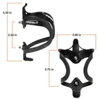 Ibera Bicycle Lightweight Aluminum Water Bottle Cage (Carbon/Pair)