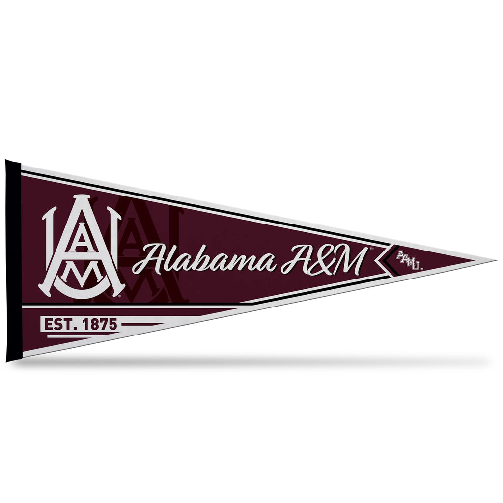 Rico Industries Ncaa Alabama A&M Bulldogs Classic 12'' X 30'' Felt Wall D  Cor Pennant - Great For Home/Bed Room/Man Cave D  Cor