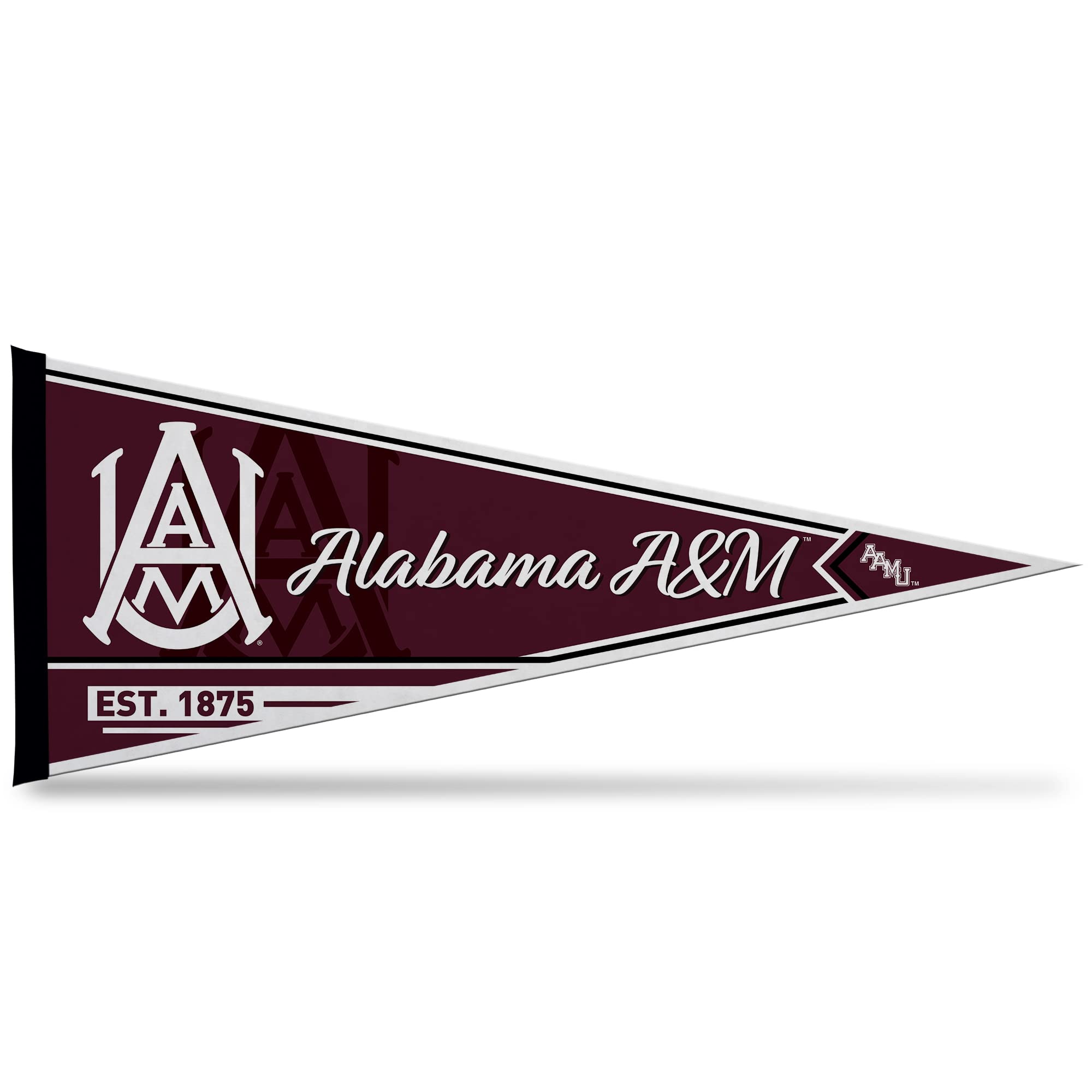 Rico Industries Ncaa Alabama A&M Bulldogs Classic 12'' X 30'' Felt Wall D  Cor Pennant - Great For Home/Bed Room/Man Cave D  Cor