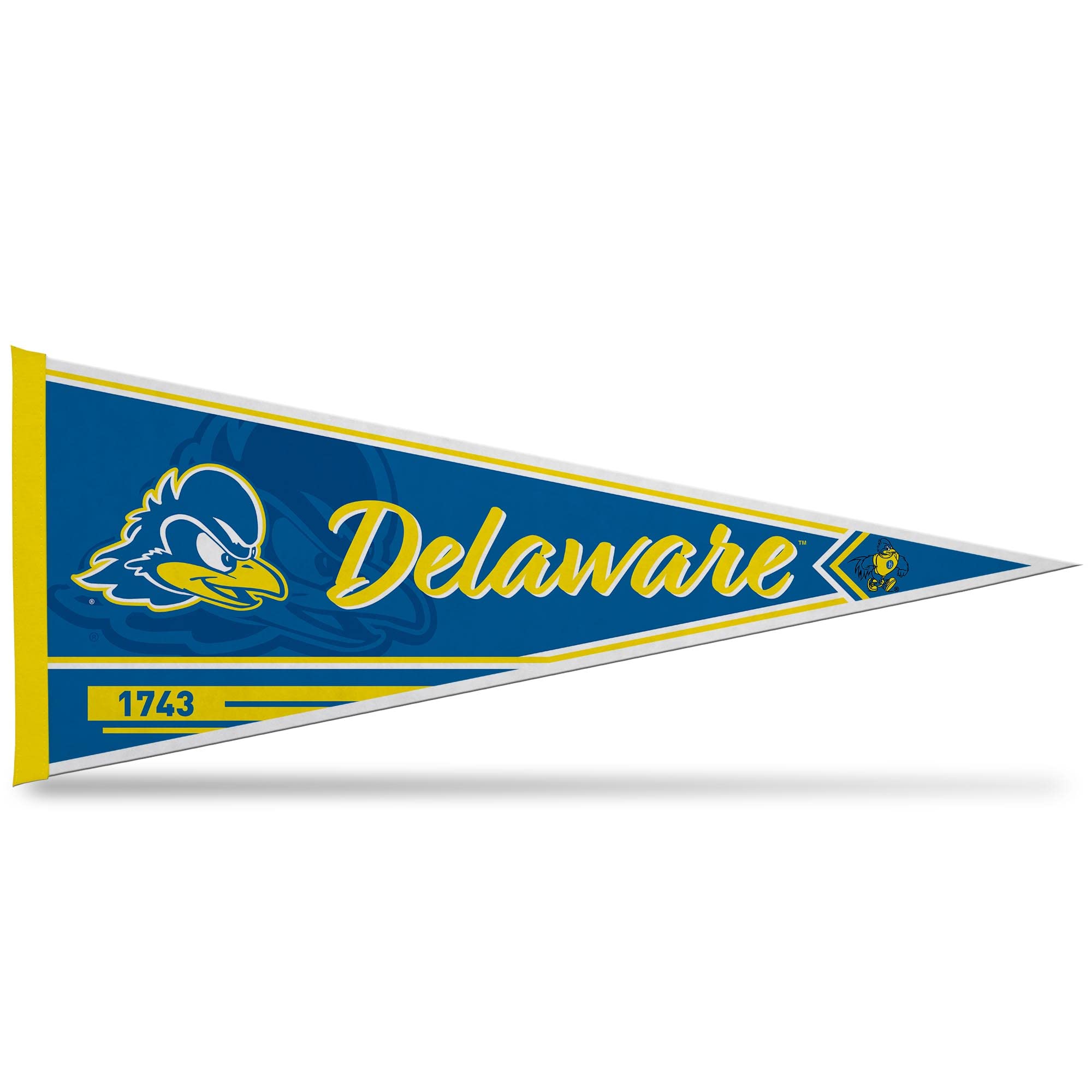 Rico Industries Ncaa Delaware Fightin Blue Hens Classic 12'' X 30'' Felt Wall D  Cor Pennant - Great For Home/Bed Room/Man Cave