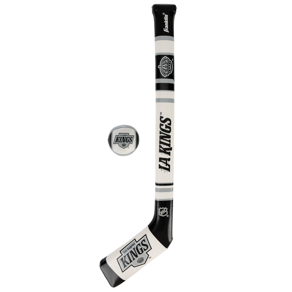 Franklin Sport Los Angeles Kings Nhl Mini Soft Hockey Stick Set - Great Toy For Kids- Nhl Team Soft Foam Mini Knee Hockey Stick