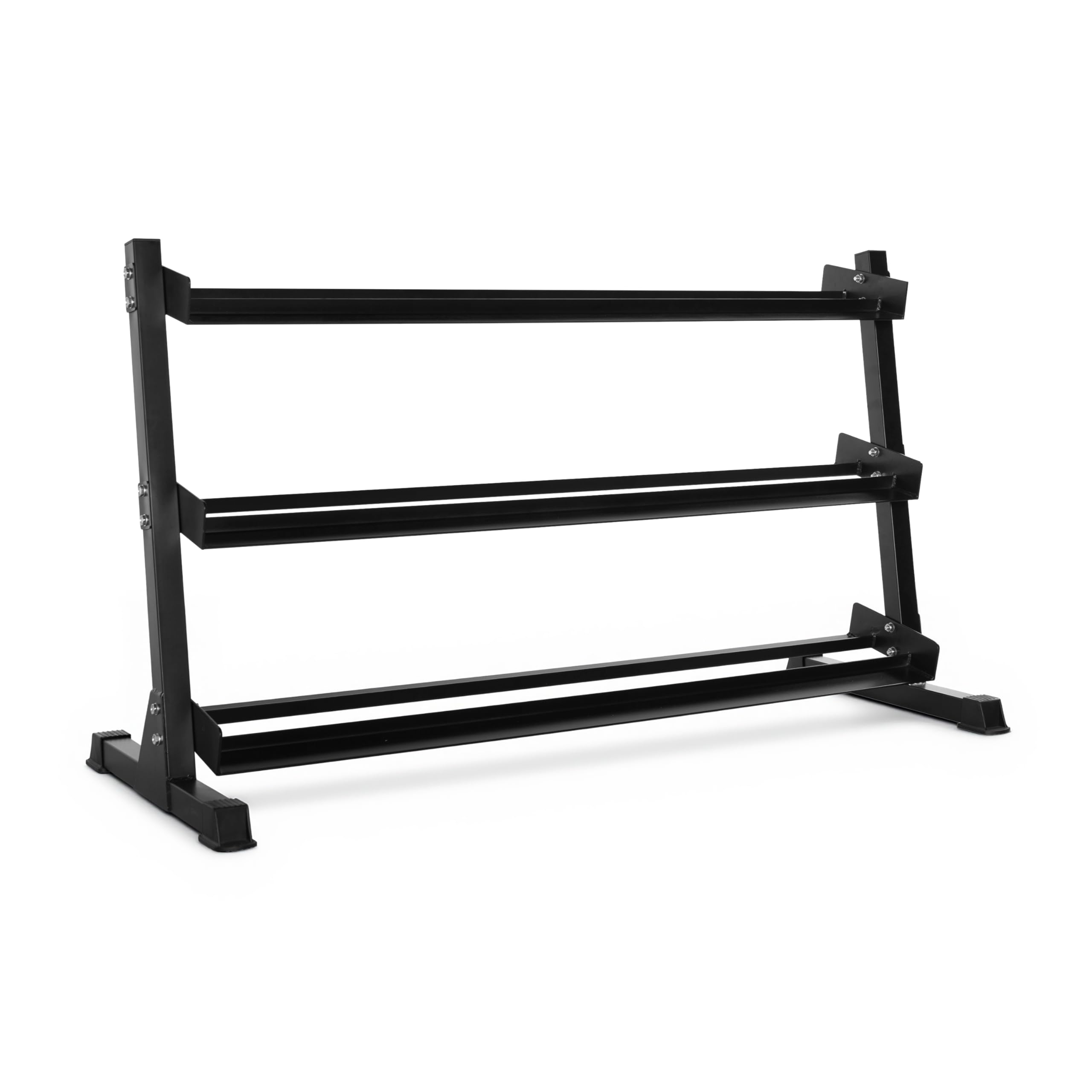 CAP Barbell 3-Tier 60-Inch Dumbbell Rack - Heavy-Duty 11-Gauge Steel Dumbbell Storage for 5-75 lb Sets - Weight Rack for Home or