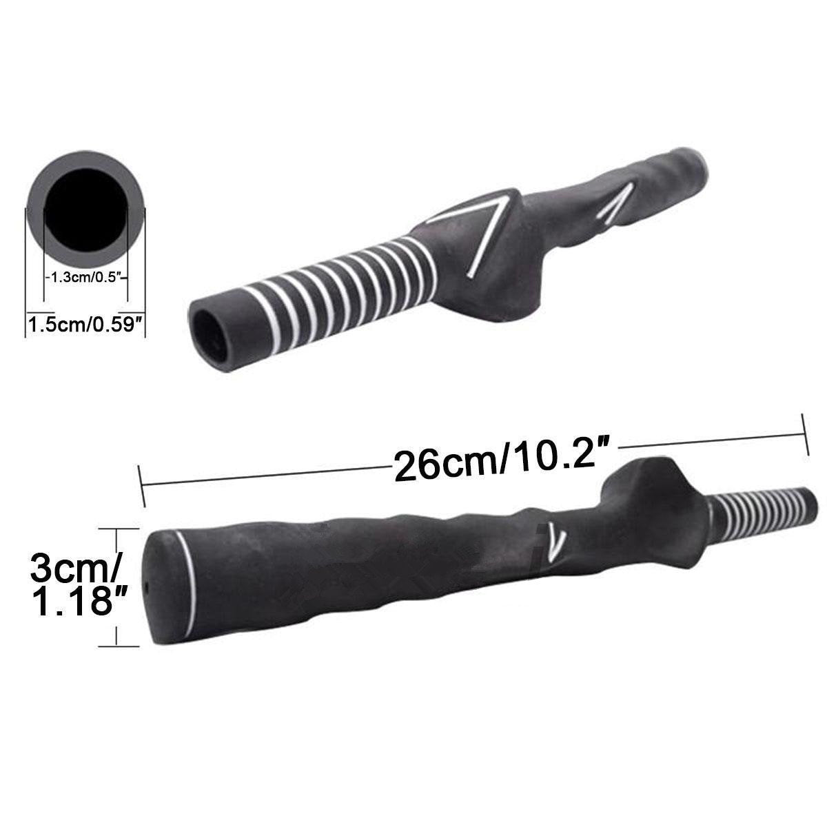 Traderplus Right-Handed Golf Swing Training Grip Trainer, Black