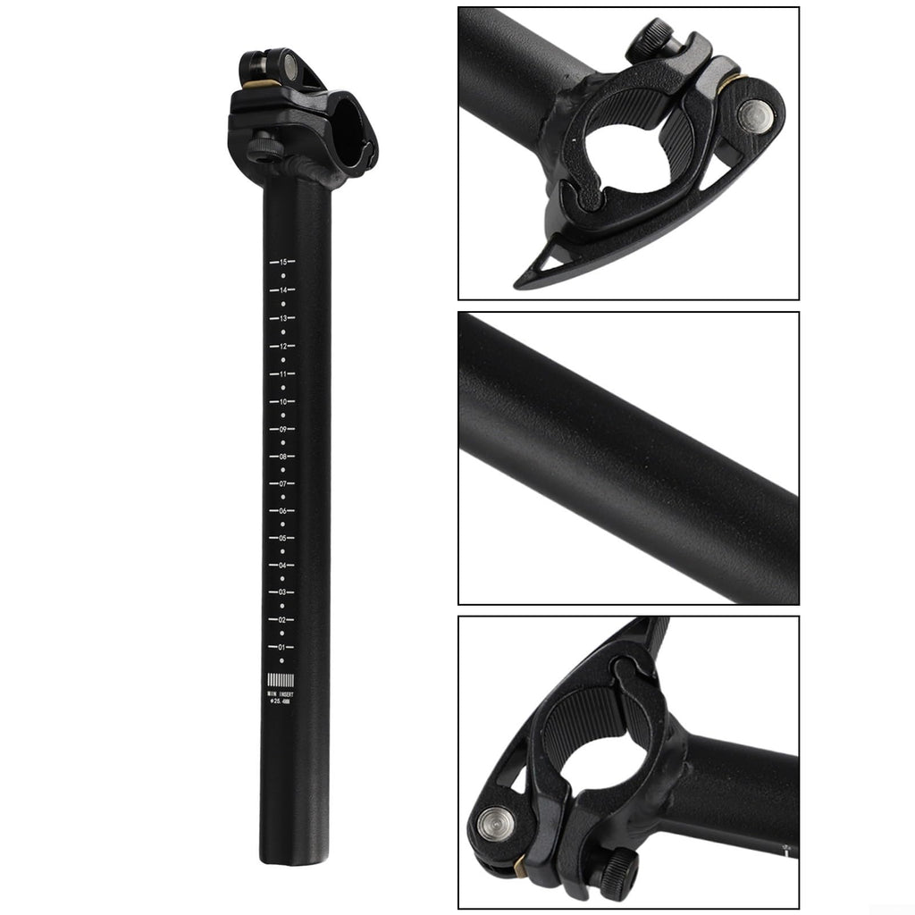 Bike Stem, Adjustable Front Risers Quickrelease Folding Bike Handle Bar Stem Lightweight Bike Stem For Moutain Bike Road Bike(25