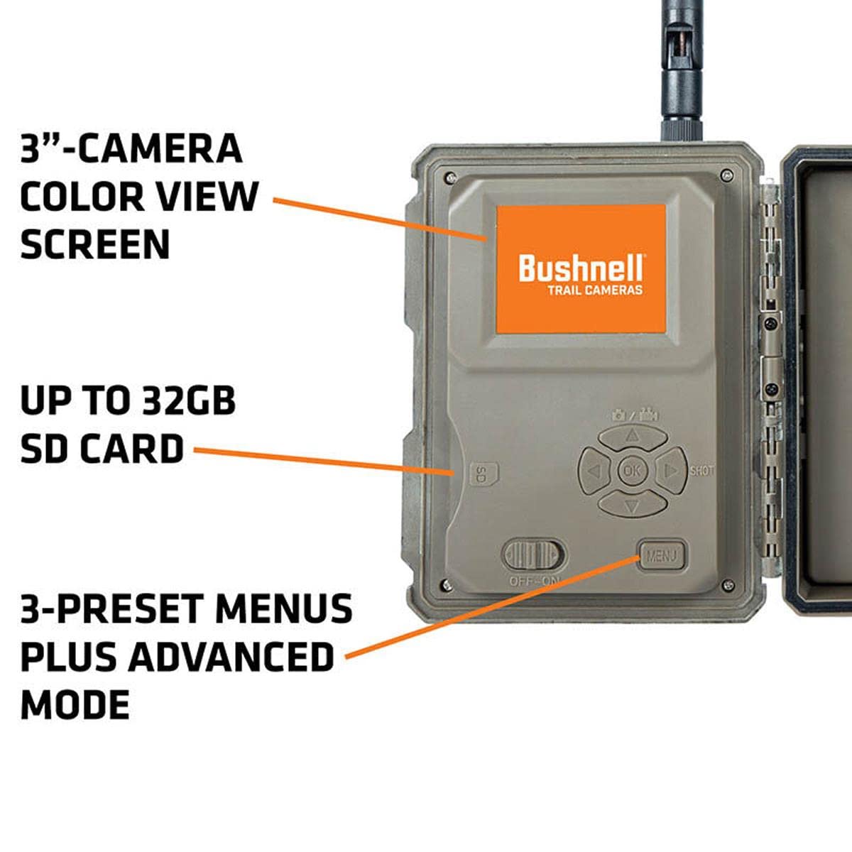 Bushnell Primos Hunting Cellucore 30 Verizon Treebark Camo Box