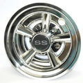 Opd Golf Cart Ss Hub Caps Fits Yamaha Club Car Ez-Go Par Car Hubcaps 8''