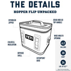 YETI Hopper Flip 18 Portable Soft Cooler, Ultramarine Violet