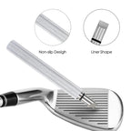 Vipmoon Golf Clean Tool Set, Retractable Golf Club Brush And 2 Golf Club Groove Sharpener For U & V-Grooves, Portable Golf Brush