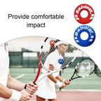 Xixilinruiyun 8 Piece Rubber Tire Shape Vibration Dampener Perdurable Tennis Racket Shock Absorber Soft Tennis Accessory Great F