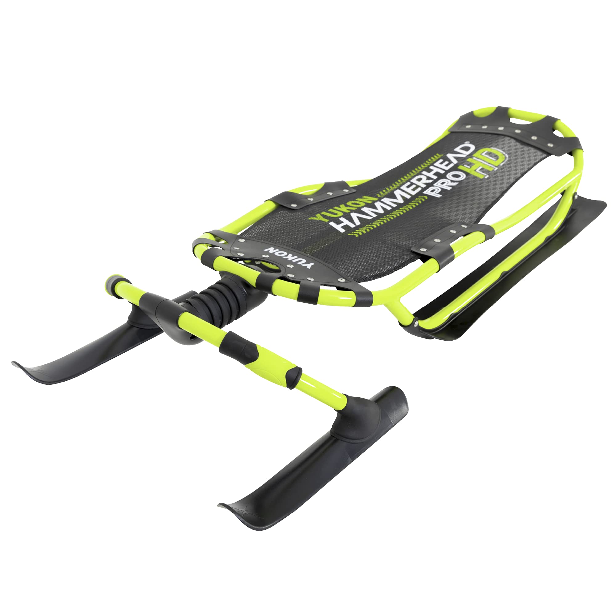 Yukon Charlies Hammerhead Pro HD Sled, Single Rider, Speed and Steering Control, 52-inch x 22-inch, for Ages 13+