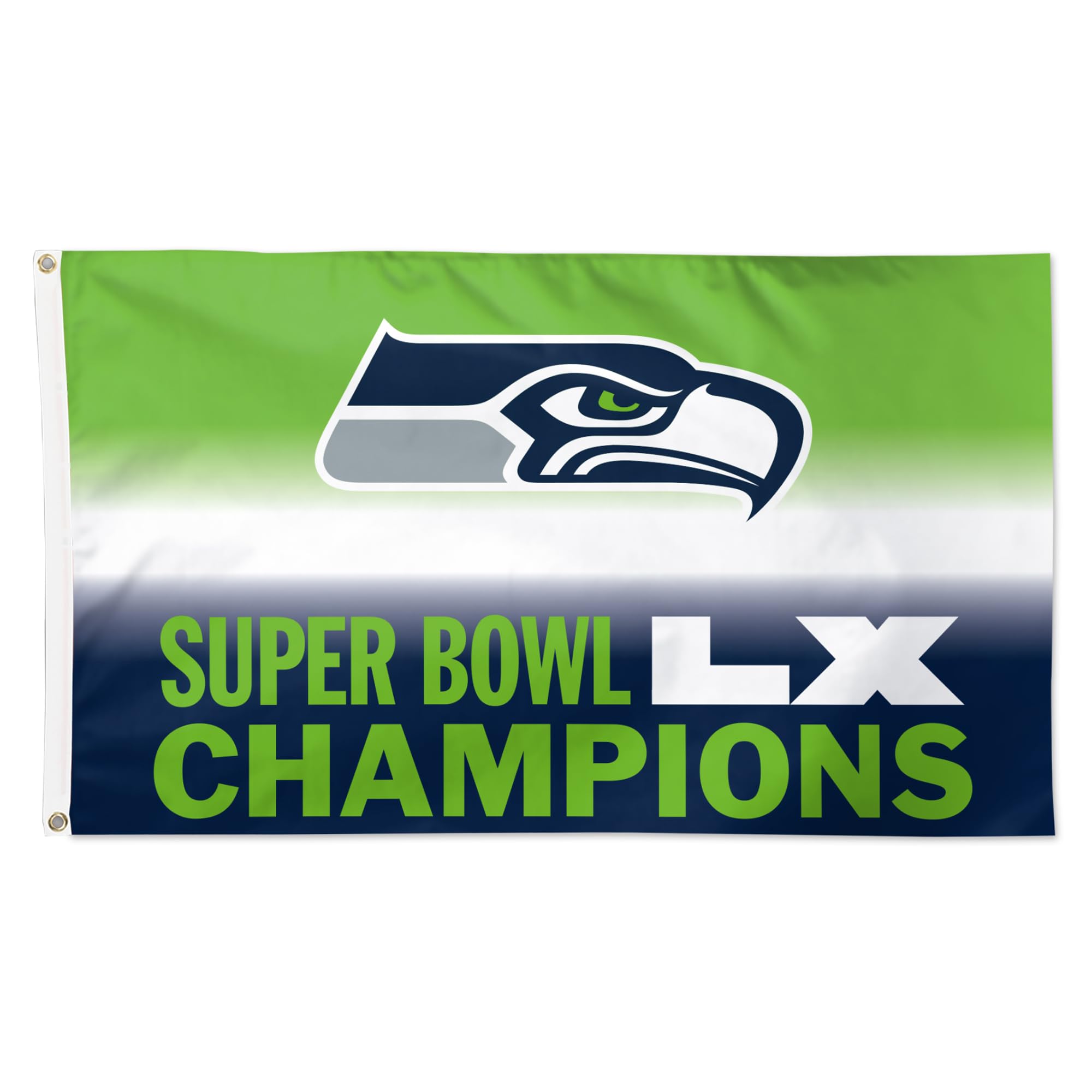 WinCraft Seattle Seahawks Super Bowl LX Single-Sided Deluxe 3 x 5 Flag