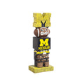 Evergreen NCAA Michigan Wolverines Tiki Totem