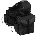 Tough 1 Insulated Saddle Bag With Pockets Black