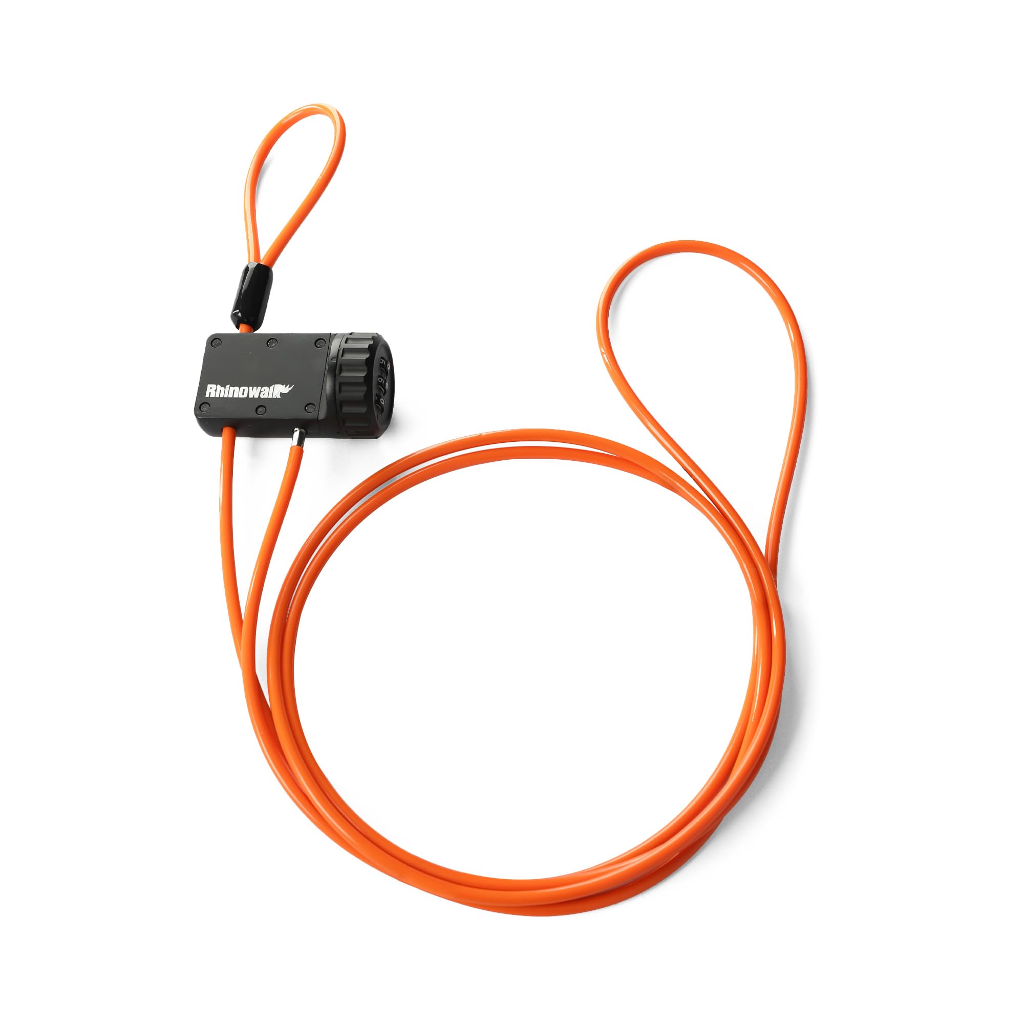 Rhinowalk Bike Lock Cable, 6.56ft Self-Retracting Security Cable, 5mm Diameter, Universal for Bikes, Motorcycles, Scooters & Str