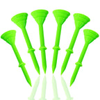 Amy Sport Golf Tees Plastic 3 1/4 Inch Upgrade Unbreakable Bulk 30 Pack Reduce Friction Side Spin Durable Stable 83 Mm Long Tee