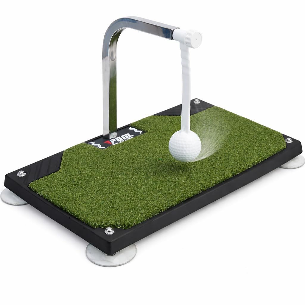 Western Star Golf Swing Trainer - Golf Training Equipment with -Adjustable Height - Pure Path - Swing Practice Mat Training Aid 