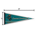 Rico Industries Ncaa Coastal Carolina Chanticleers Classic 12'' X 30'' Felt Wall D  Cor Pennant - Great For Home/Bed Room/Man Ca