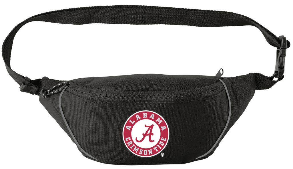 University of Alabama Waist Bag Alabama Hip Pack for Men or Women for Walking Workout Traveling Running Hiking Cycling (Crimson 