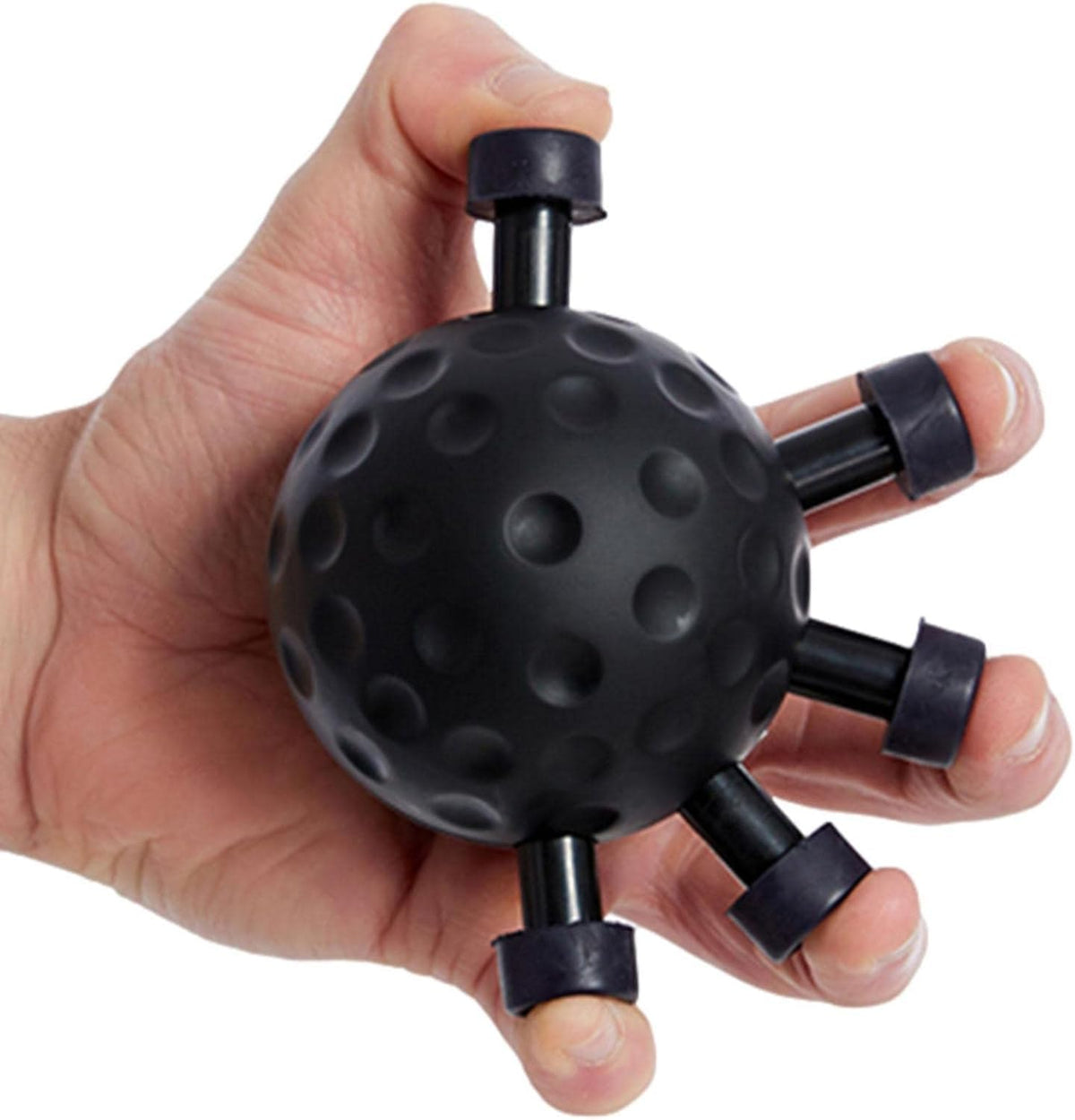 Meenamart.com Individual Five Finger Hand Grip Ball Exerciser  Adjustable Finger Strengthener for Gym, Therapy & Stress Relief