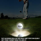 Thiodoon Glow In The Dark Golf Balls Light Up Led Golf Balls Night Golf Gift Sets For Men Kids Women 3 Pack (Red& Green& White)