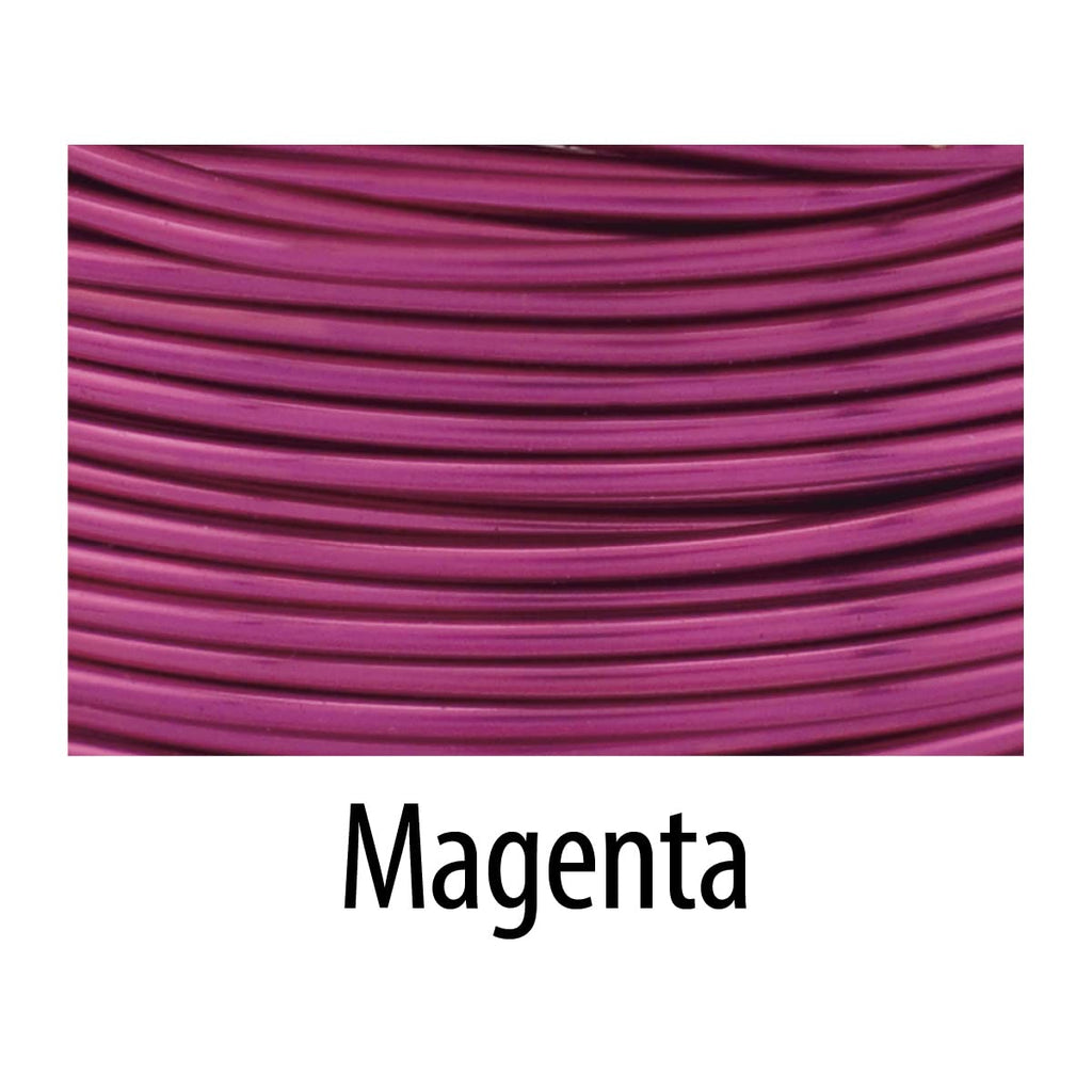 Artistic Wire, 26 Gauge  41 Mm Tarnish Resistant Colored Copper Craft Wire, Magenta, 30 Yd  274 M