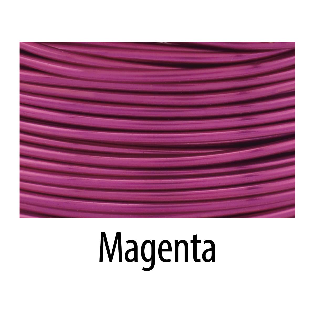 Artistic Wire, 26 Gauge  41 Mm Tarnish Resistant Colored Copper Craft Wire, Magenta, 30 Yd  274 M