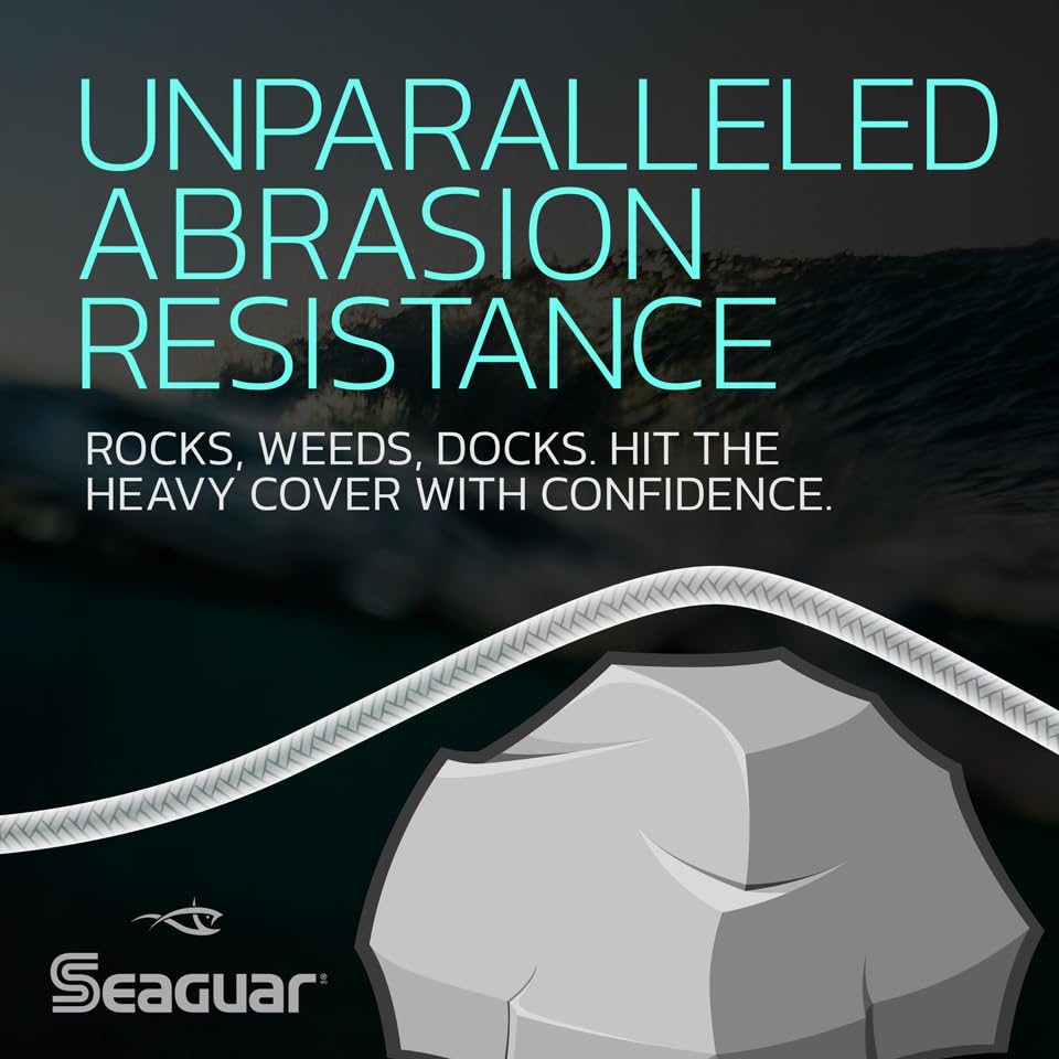 Seaguar Icex 100% Fluorocarbon Fishing Line , Abrasion Resistance, Made For Hard Water 6Lbs, 50Yds Break Strength/Length - 06Ice