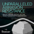Seaguar Icex 100% Fluorocarbon Fishing Line , Abrasion Resistance, Made For Hard Water 6Lbs, 50Yds Break Strength/Length - 06Ice