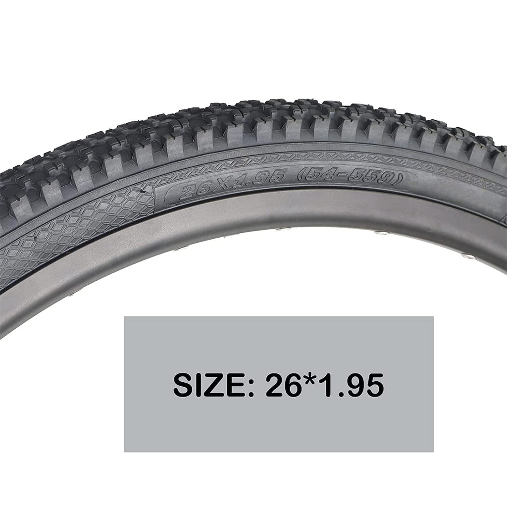 Mohegia Bike Tire,26X1.95 Folding Bead Replacement Tire For Mtb Mountain Bicycle