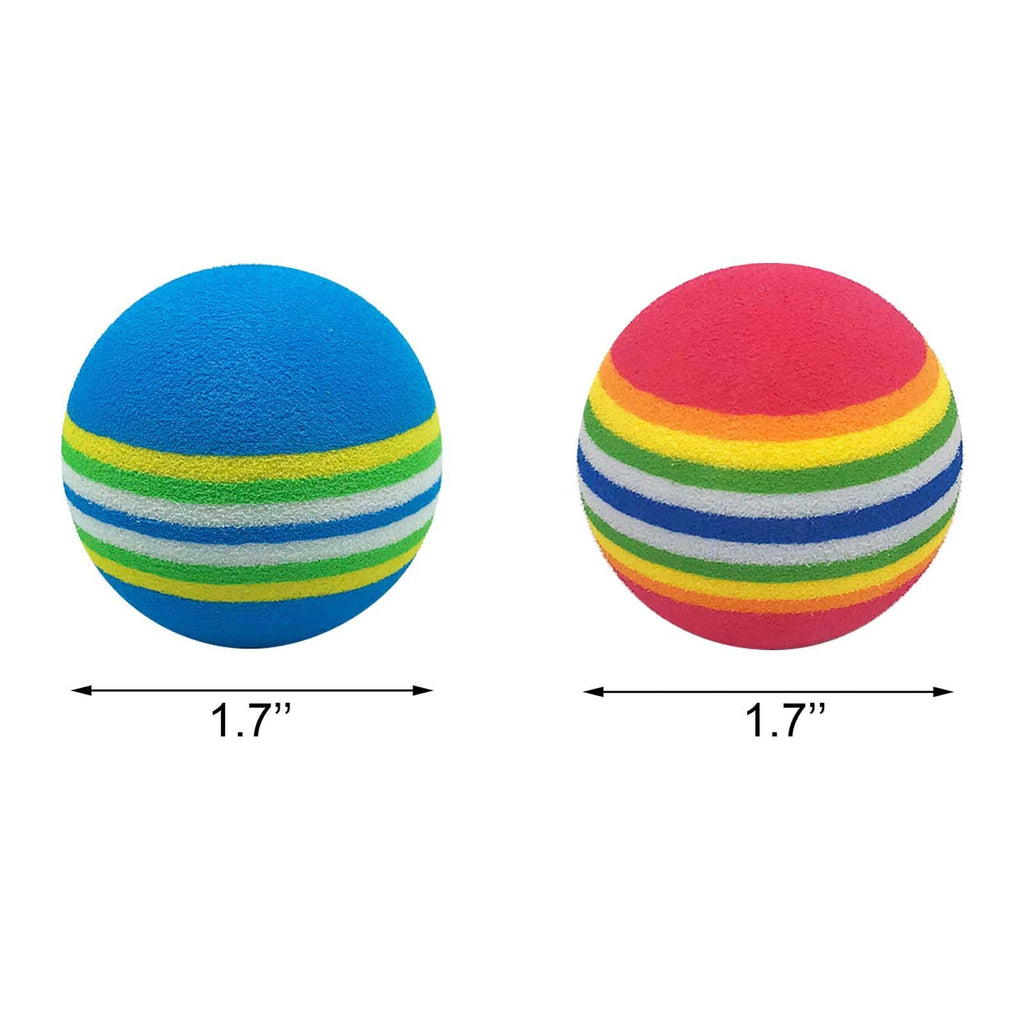 Medsuo 20Pcs Sponge Practice Golf Balls Golf Training Balls Garden Soft Foam Elastic Golf Balls For Indoor/Outdoor Golf Practice