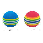 Medsuo 20Pcs Sponge Practice Golf Balls Golf Training Balls Garden Soft Foam Elastic Golf Balls For Indoor/Outdoor Golf Practice