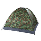 Hobbn Camouflage Camping Dome Tent For 3-4 Person, Waterproof Fabric Backpacking Tents Family Camping Tents For Hiking, Travel,