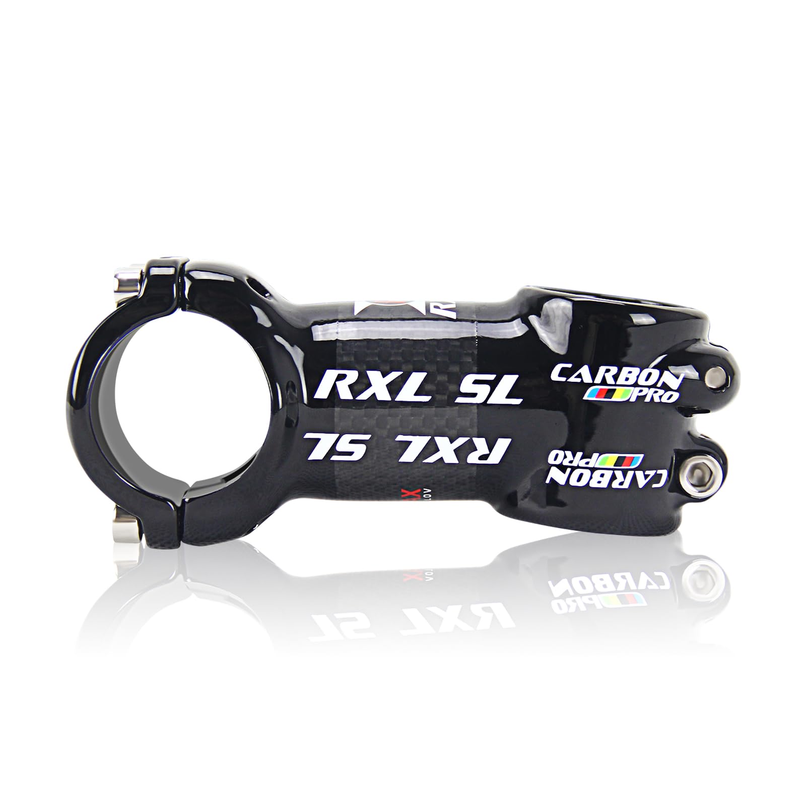Rxl Sl Carbon Stem Road Bike 31.8 Stem Carbon Mtb Stem Pro Carbon Road/Mtb Bicycle Bike Stem 31.8X 60/70/80/90/100/110Mm 3K Glos