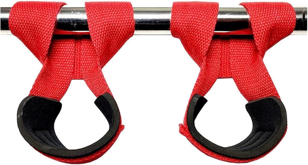Indiahunk Gym Lifting Straps Barbell Deadlift Booster Belt Fitness AntiSlip Hand Wraps Wrist Training Weight Lifting Straps Fig