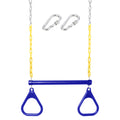 18 Trapeze Swing Bar Rings 48 Heavy Duty Plastic Coated Chains Swing Set Accessories Playground Swing Seat